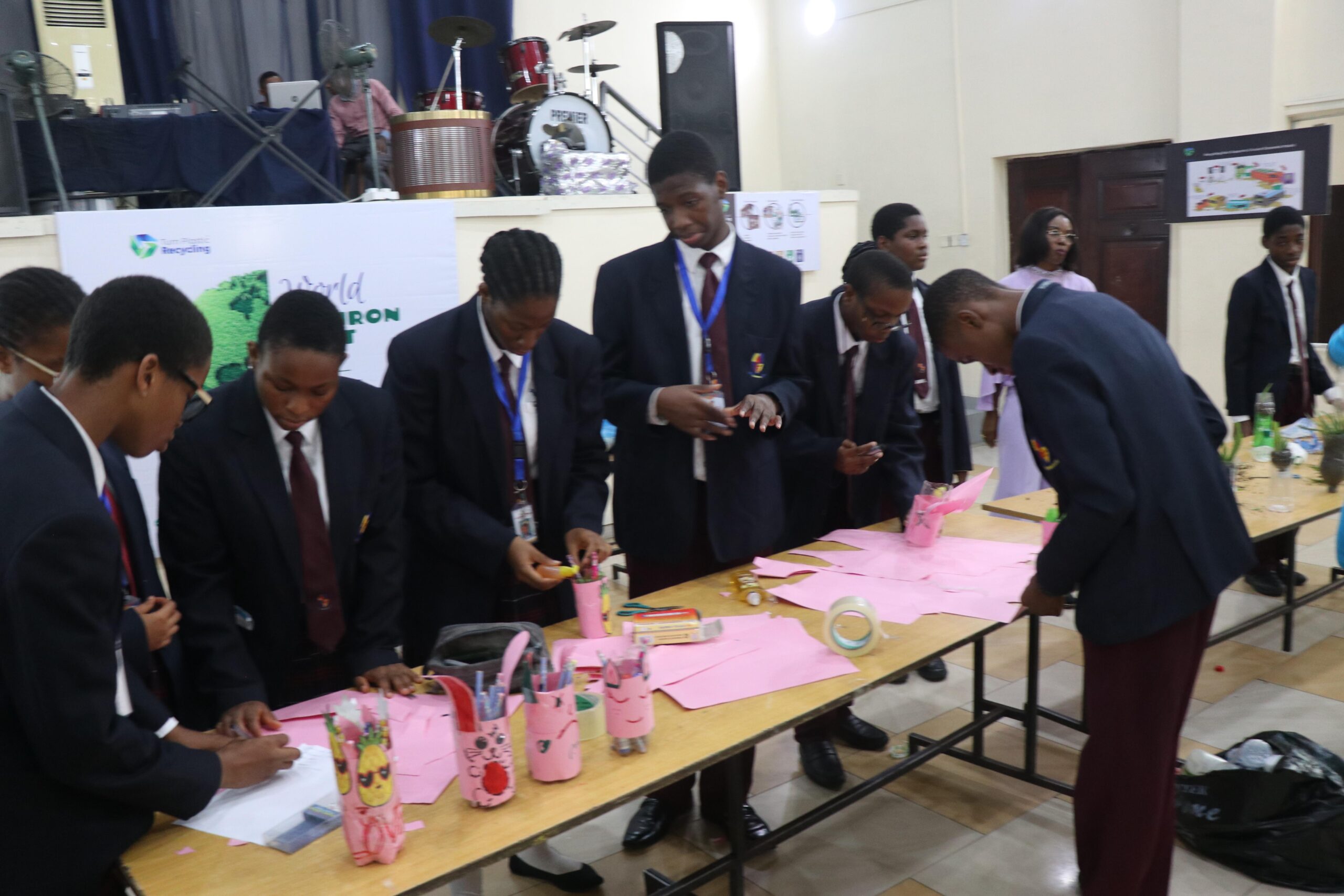 Port harcourt: Foundation Sensitizes Students on Waste Recycling, Launches Club