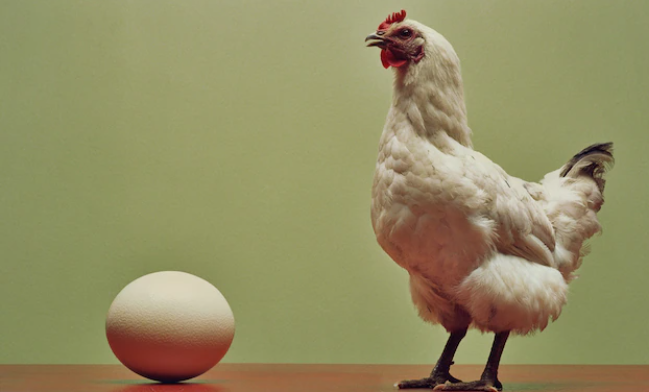 What came first – chicken or egg? The age-old puzzle is solved
