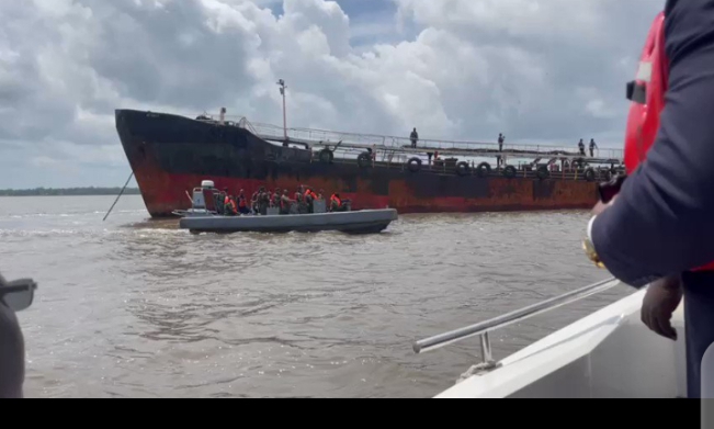 NNPCL announces arrest of vessel with 800, 000ltrs stolen crude oil heading to Cameroon