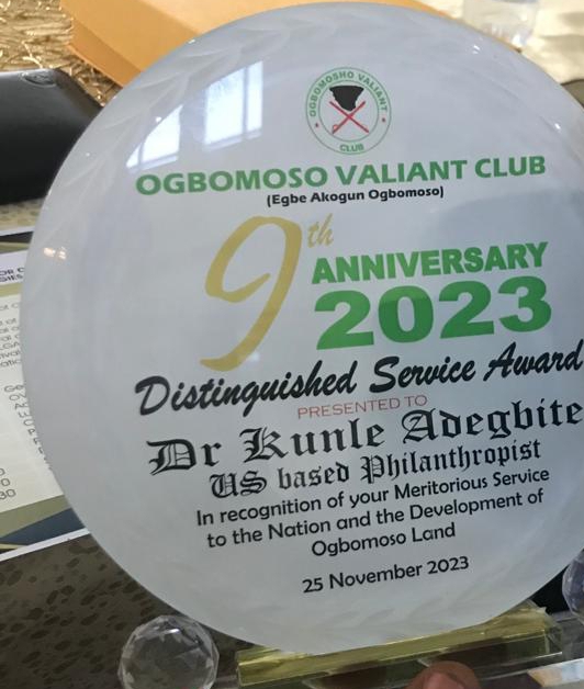 Twindad Orphanage Home CEO, Adegbite, bags another award