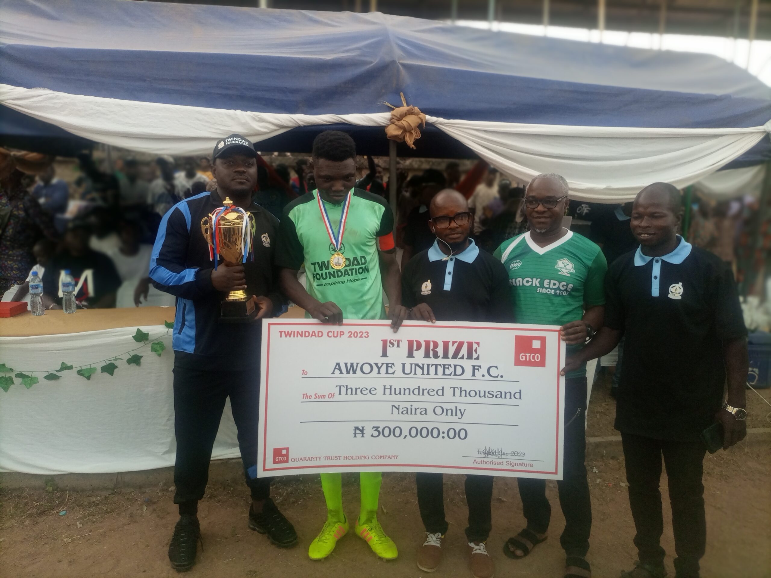 Fabulous prizes as Awoye spank Adifala 2-0 to lift maiden Twindad Cup